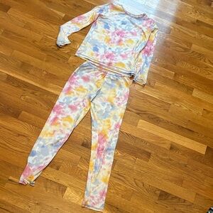 Colorful Tie-Dye Base Layer Set